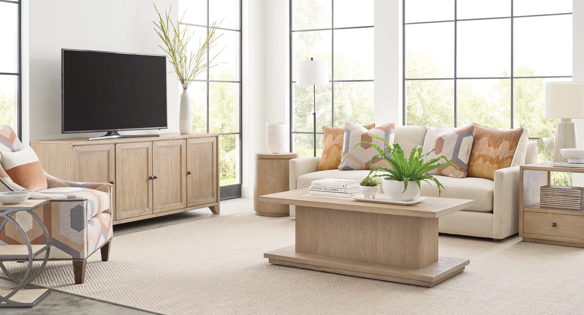 Windover Balance Rectangular Wood Coffee Table