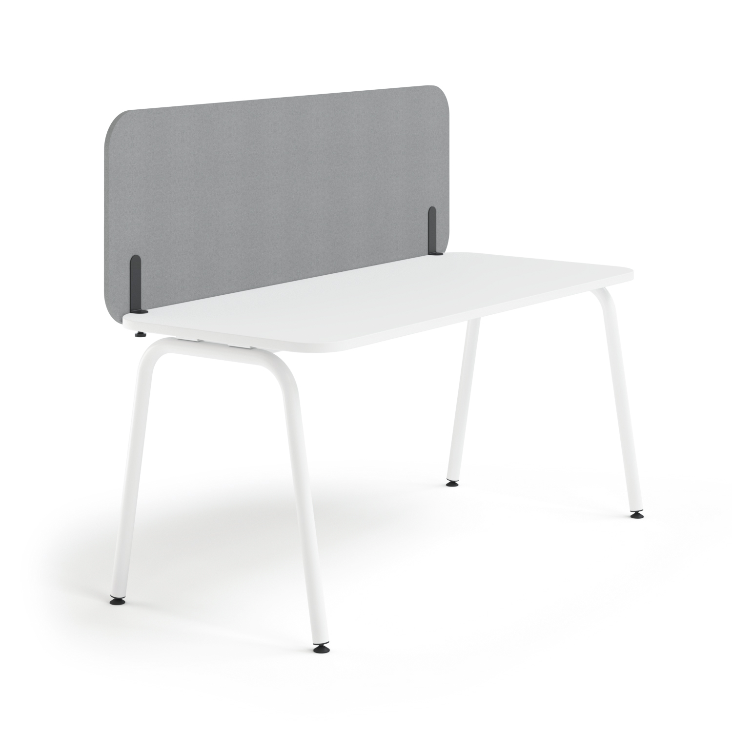 Nova U D47.2" Crescent Desk Left Hand With Metal Frame