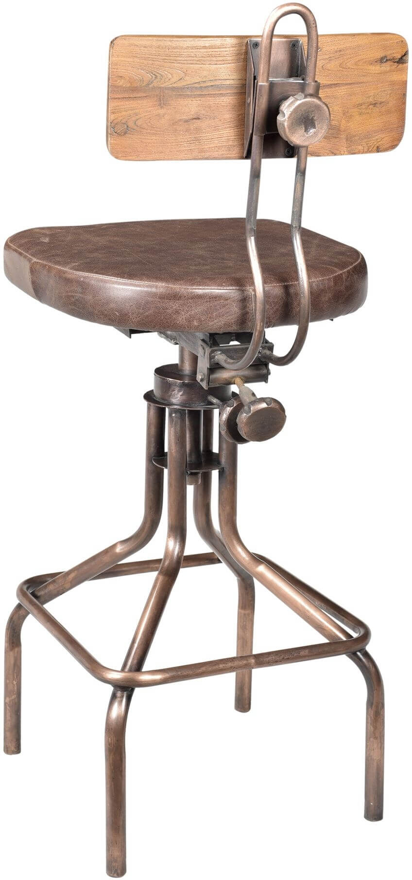 National Bar Stool Side Back