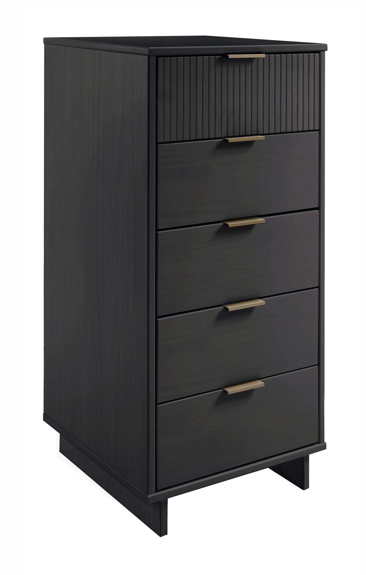 princess polly baby blue dress Robeck Tall Dresser Chest, 5 Drawer, Black 57 Inch, Silver Metal Handles main image 0