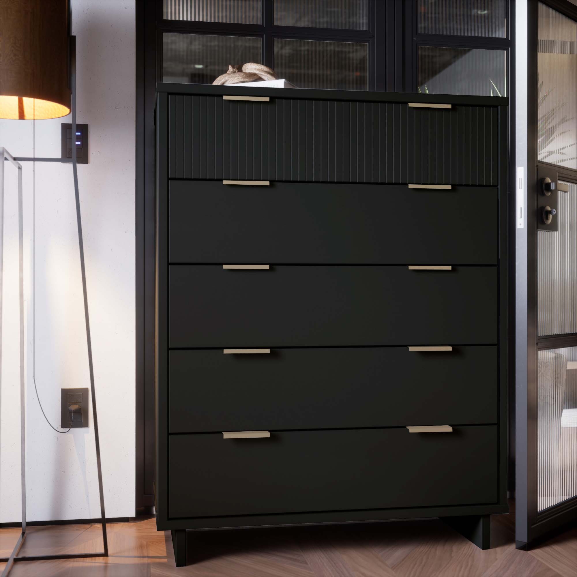 Manhattan Tall Wood Living Room Dresser