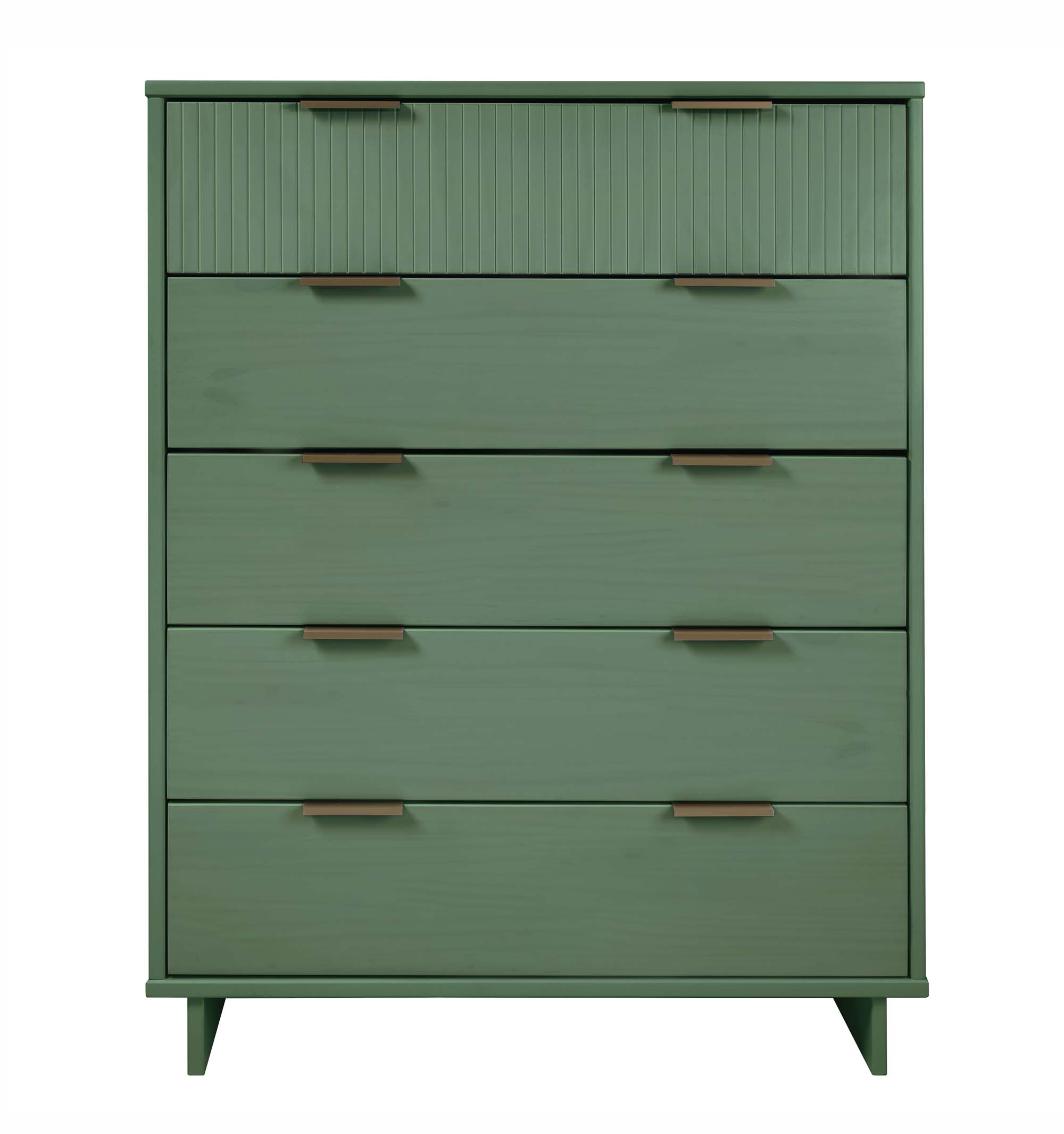 Granville 45.27-inch Tall Wood Dresser w/5 Full Extension Drawers
