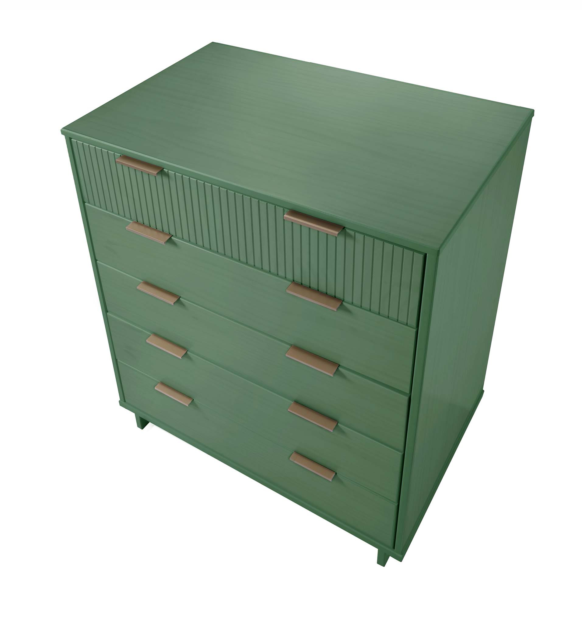 Granville 45.27-inch Tall Wood Dresser w/5 Full Extension Drawers