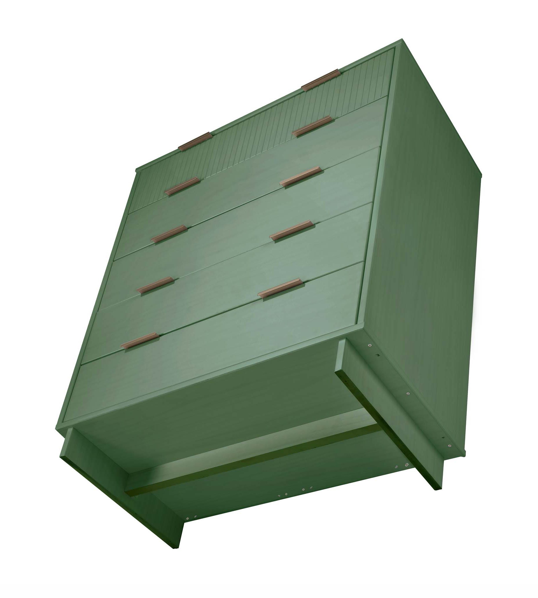 Granville 45.27-inch Tall Wood Dresser w/5 Full Extension Drawers
