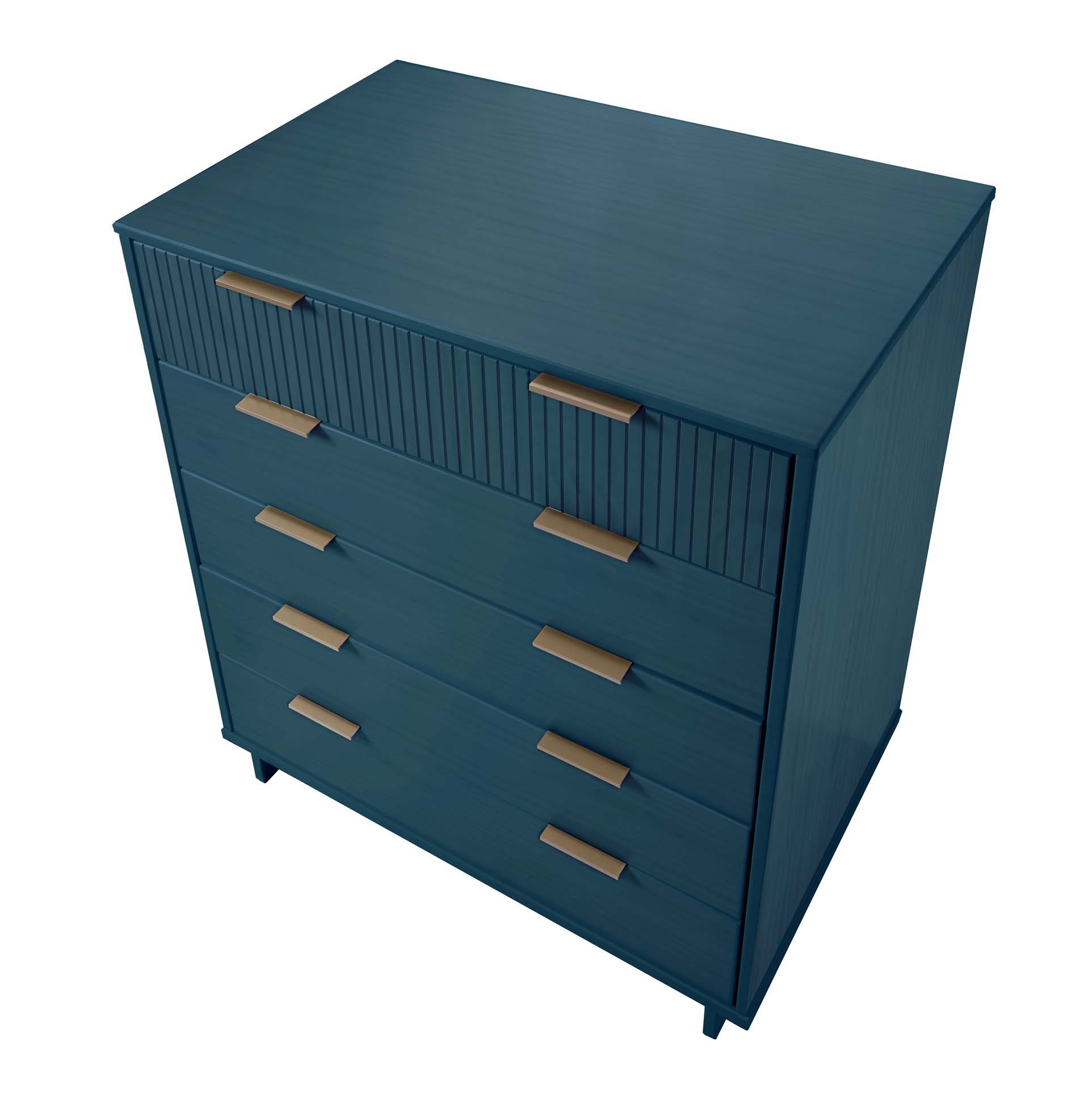 Granville 45.27-inch Tall Wood Dresser w/5 Full Extension Drawers