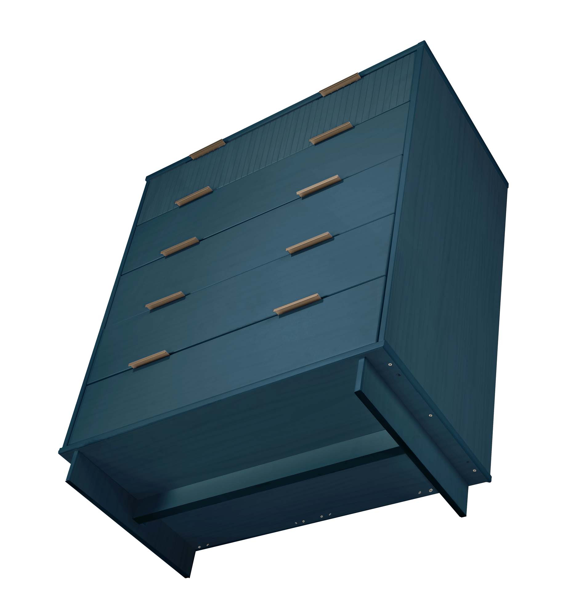 Granville 45.27-inch Tall Wood Dresser w/5 Full Extension Drawers