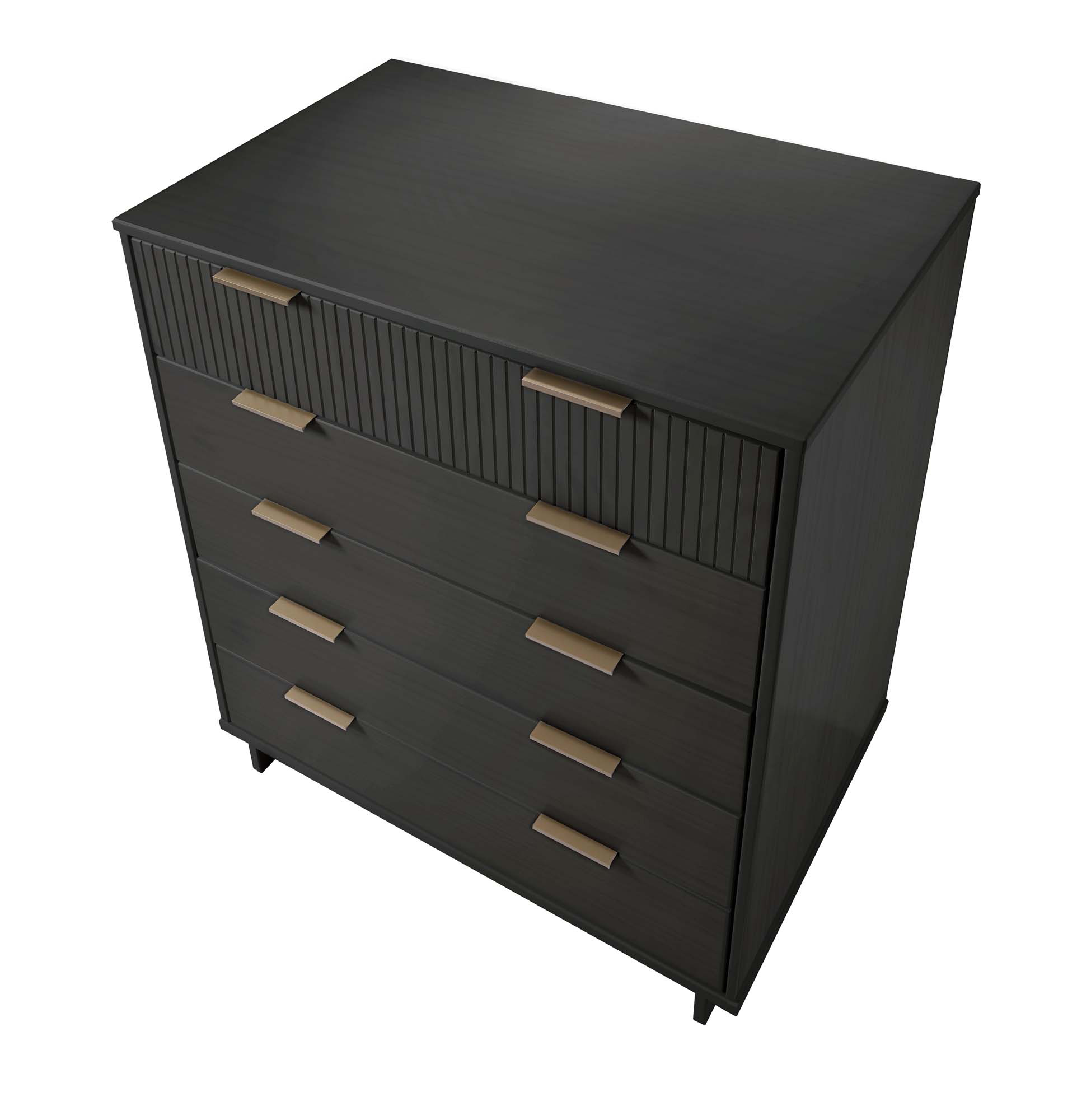Granville 45.27-inch Tall Wood Dresser w/5 Full Extension Drawers