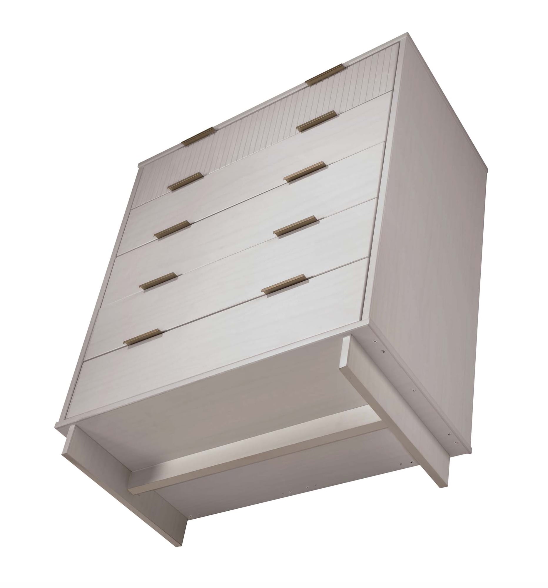 Granville 45.27-inch Tall Wood Dresser w/5 Full Extension Drawers