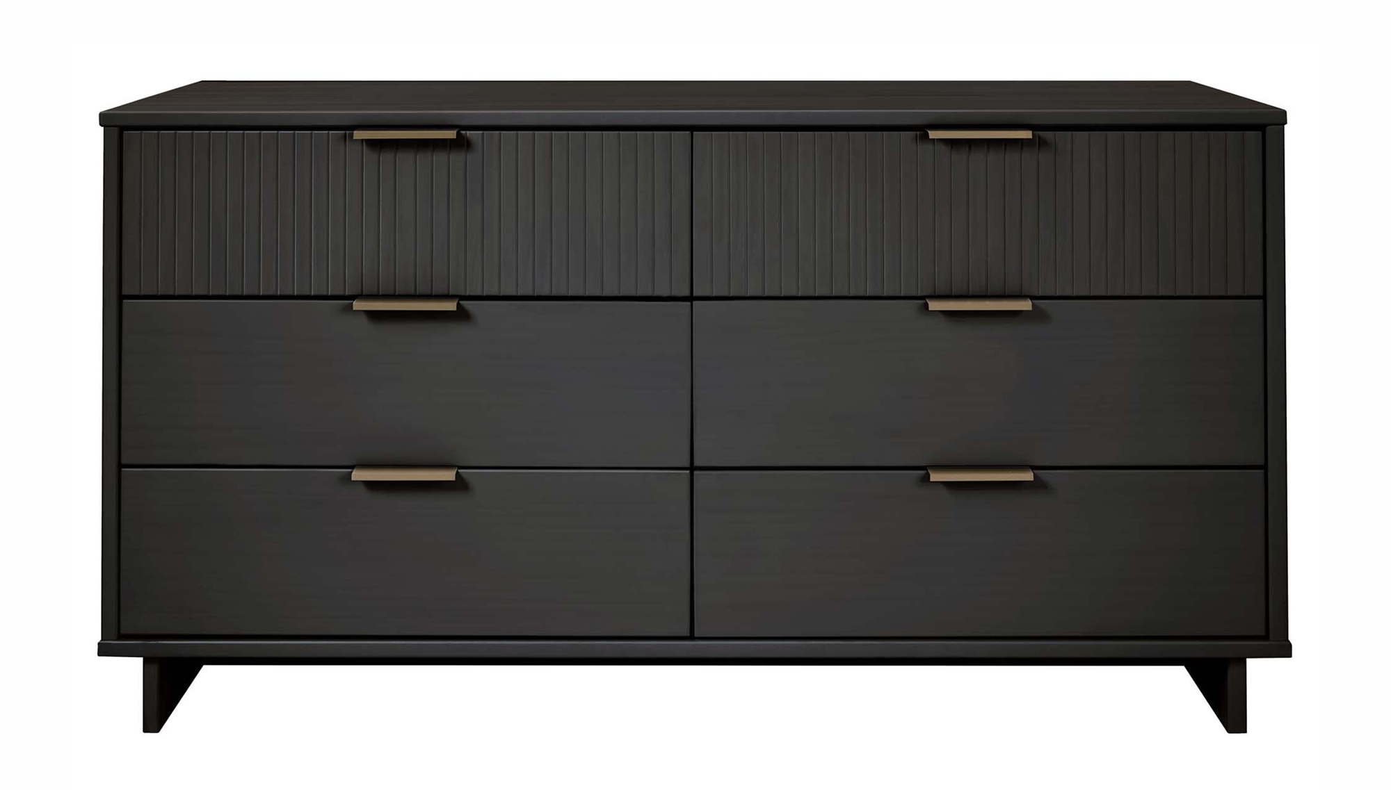 Granville 55.07-inch Wide Wood Double Dresser w/6 Full Extension Drawers
