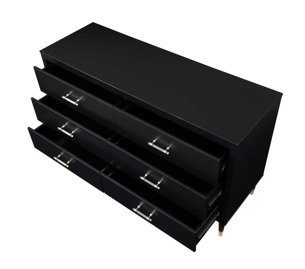 Stanton Wood Dresser w/6 Full Extension Drawers