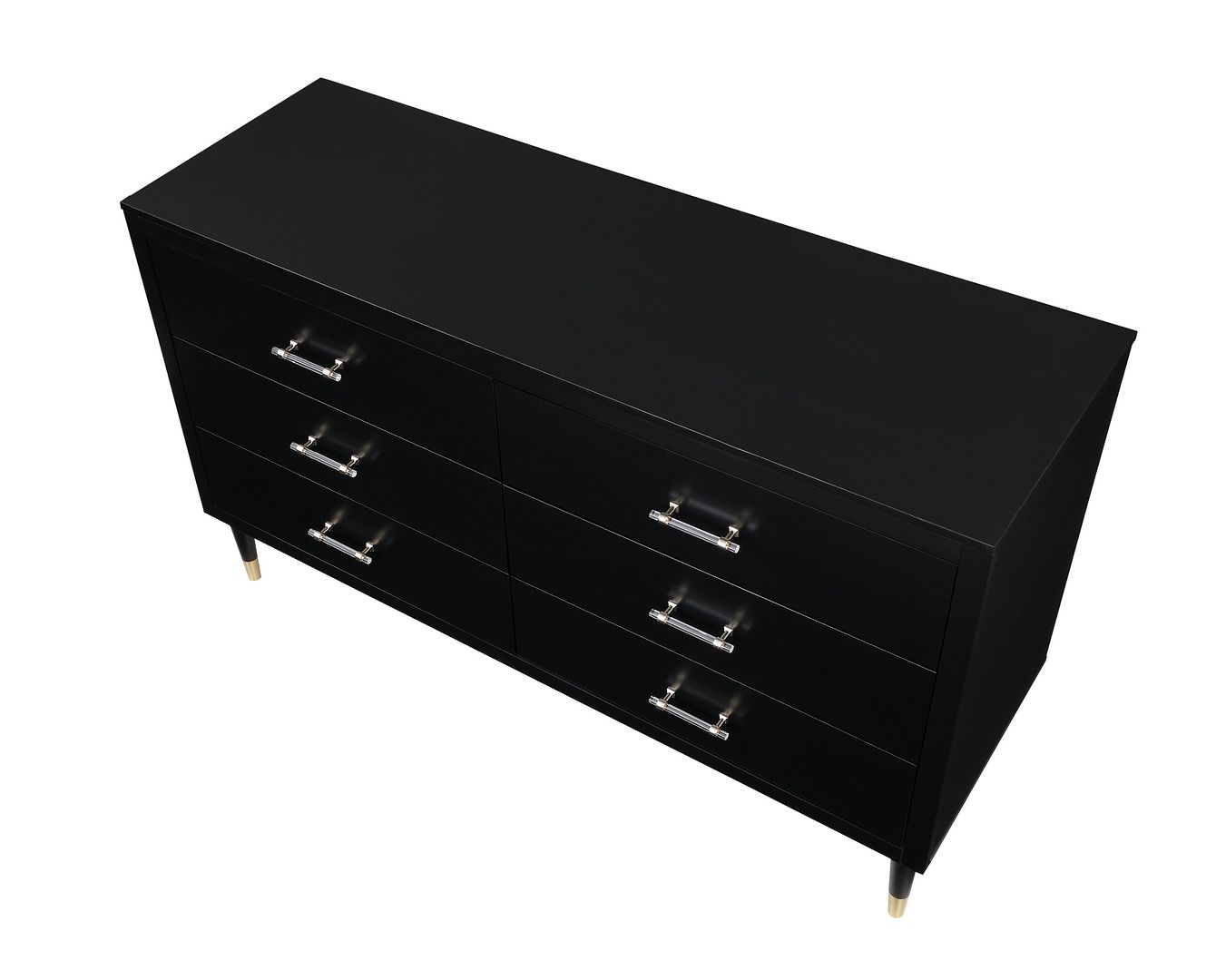 Stanton Wood Double Dresser w/6 Full Extension Drawers 