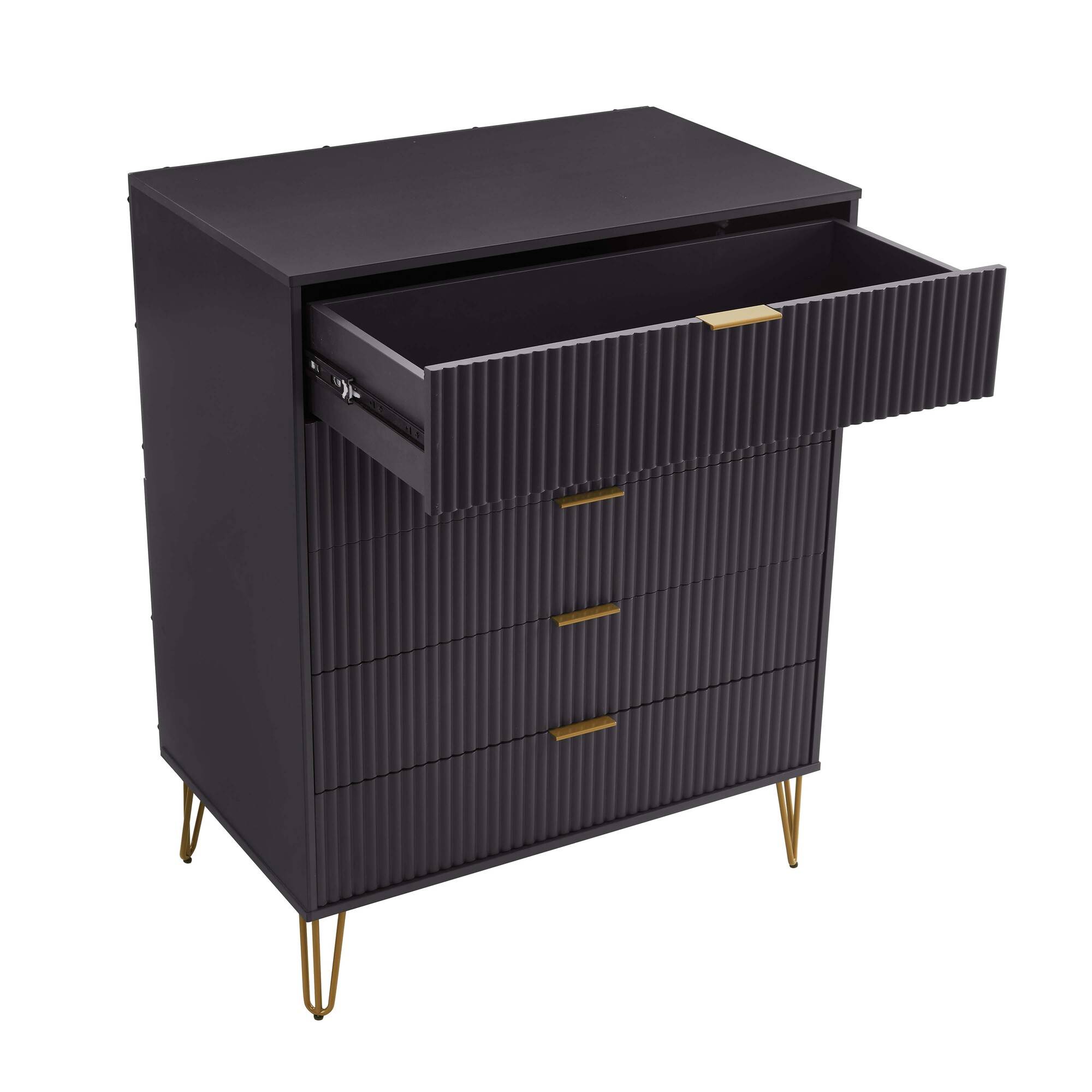 DUMBO 5-Drawer Tall MDF Dresser