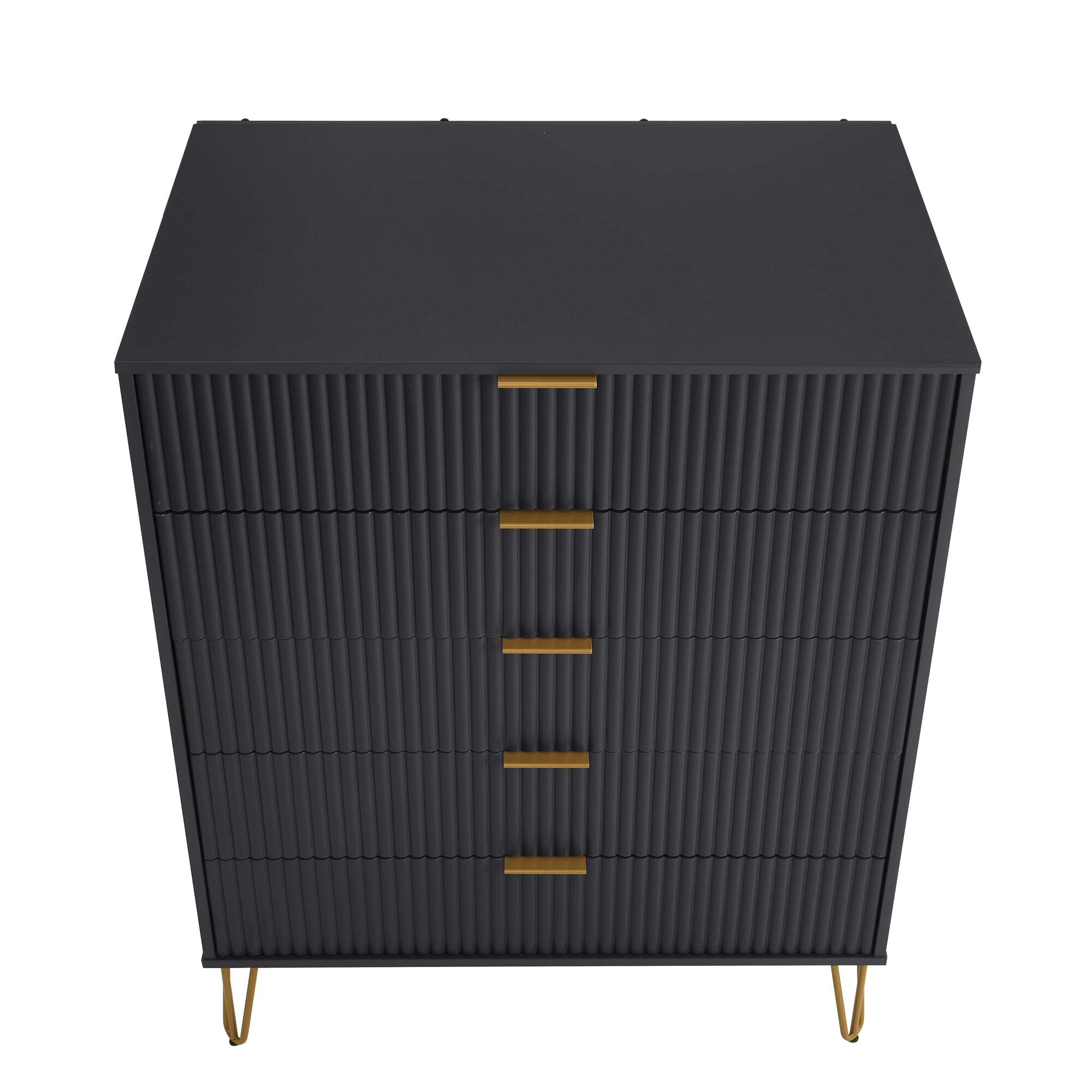 DUMBO 5-Drawer Tall MDF Dresser