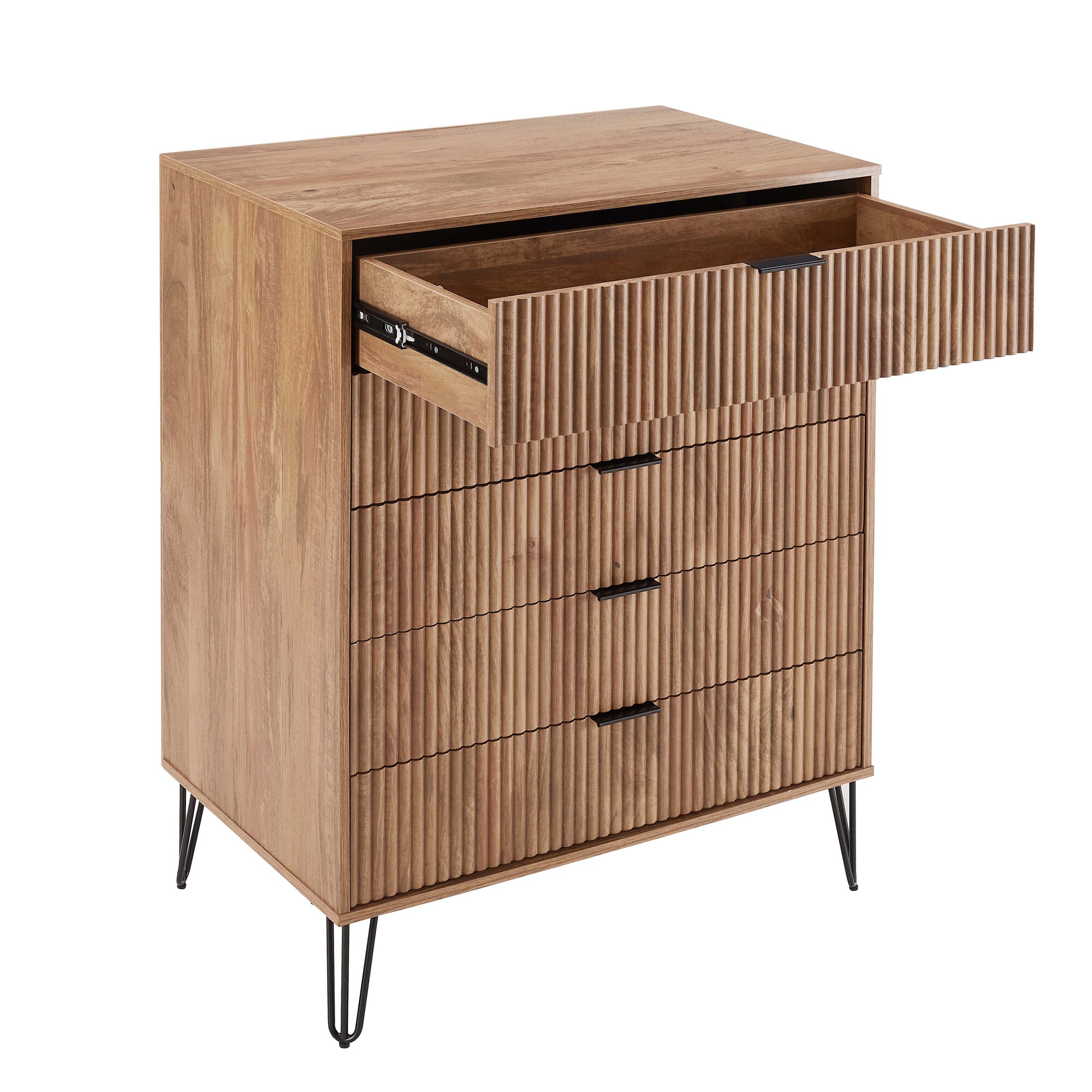 DUMBO 5-Drawer Tall MDF Dresser