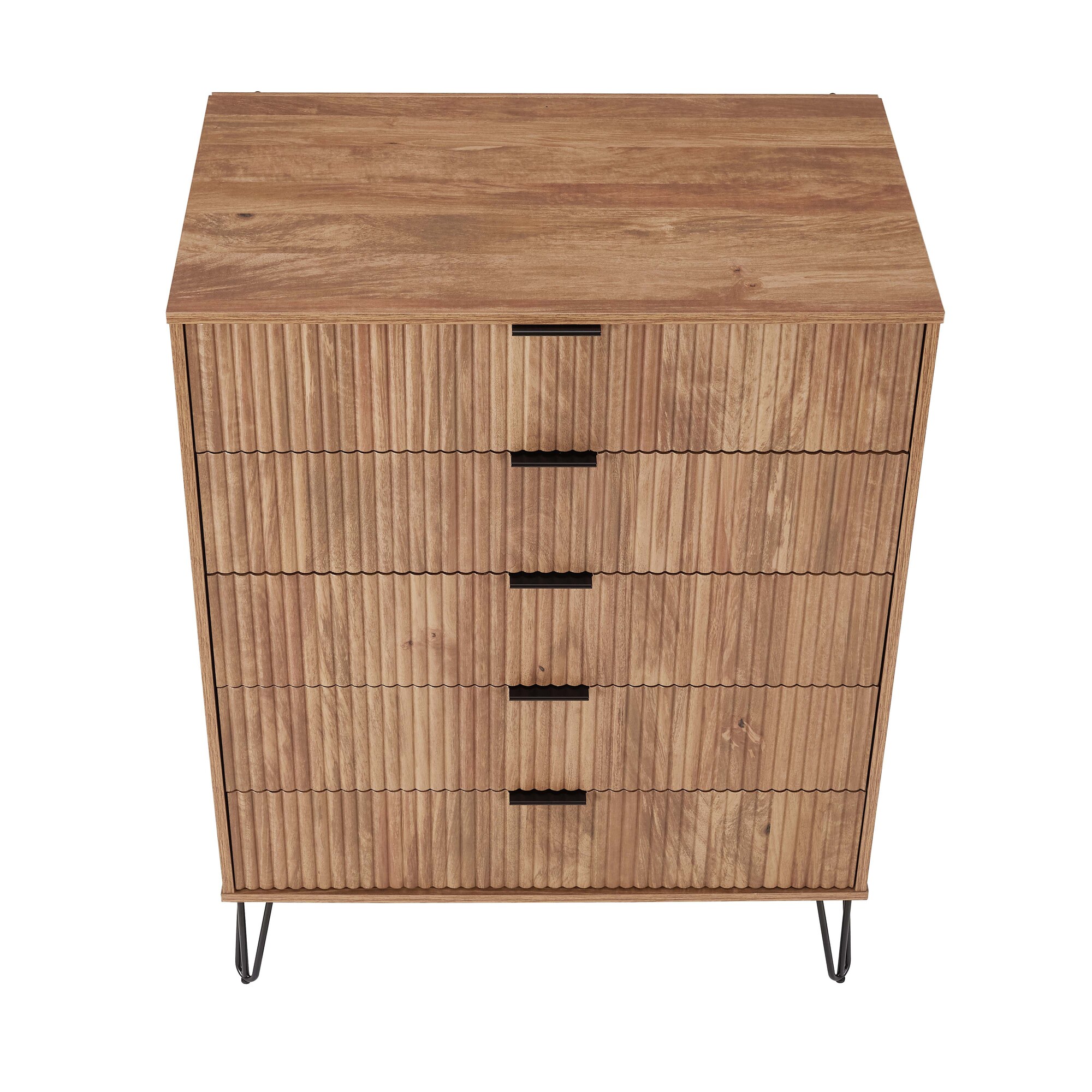 DUMBO 5-Drawer Tall MDF Dresser