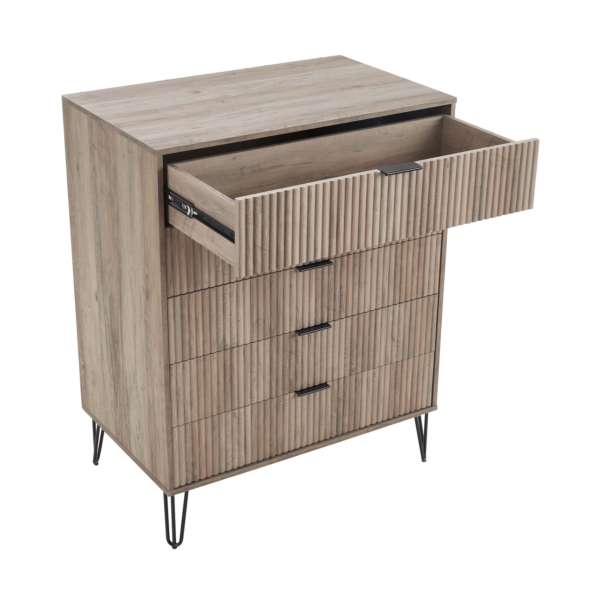 DUMBO 5-Drawer Tall MDF Dresser