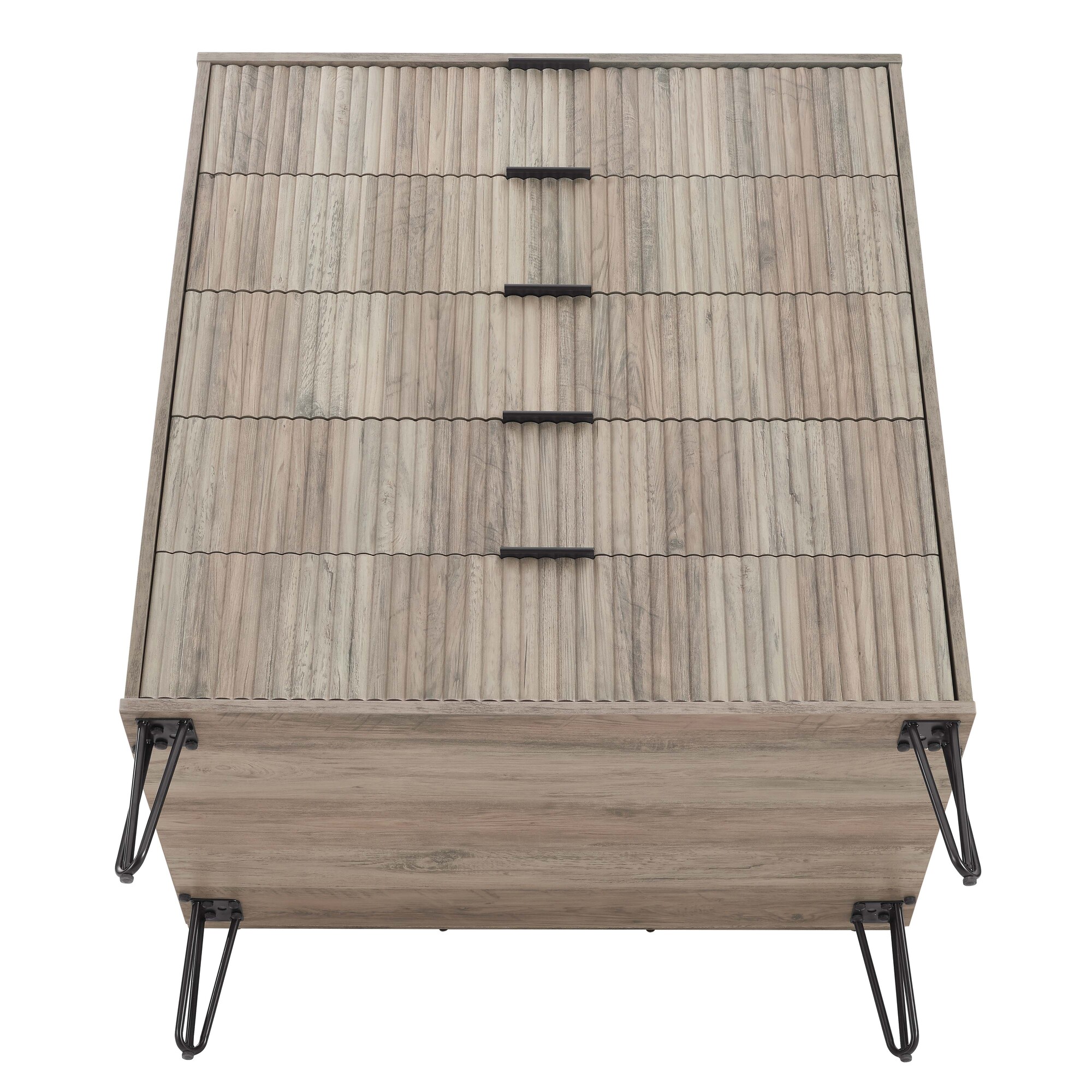 DUMBO 5-Drawer Tall MDF Dresser