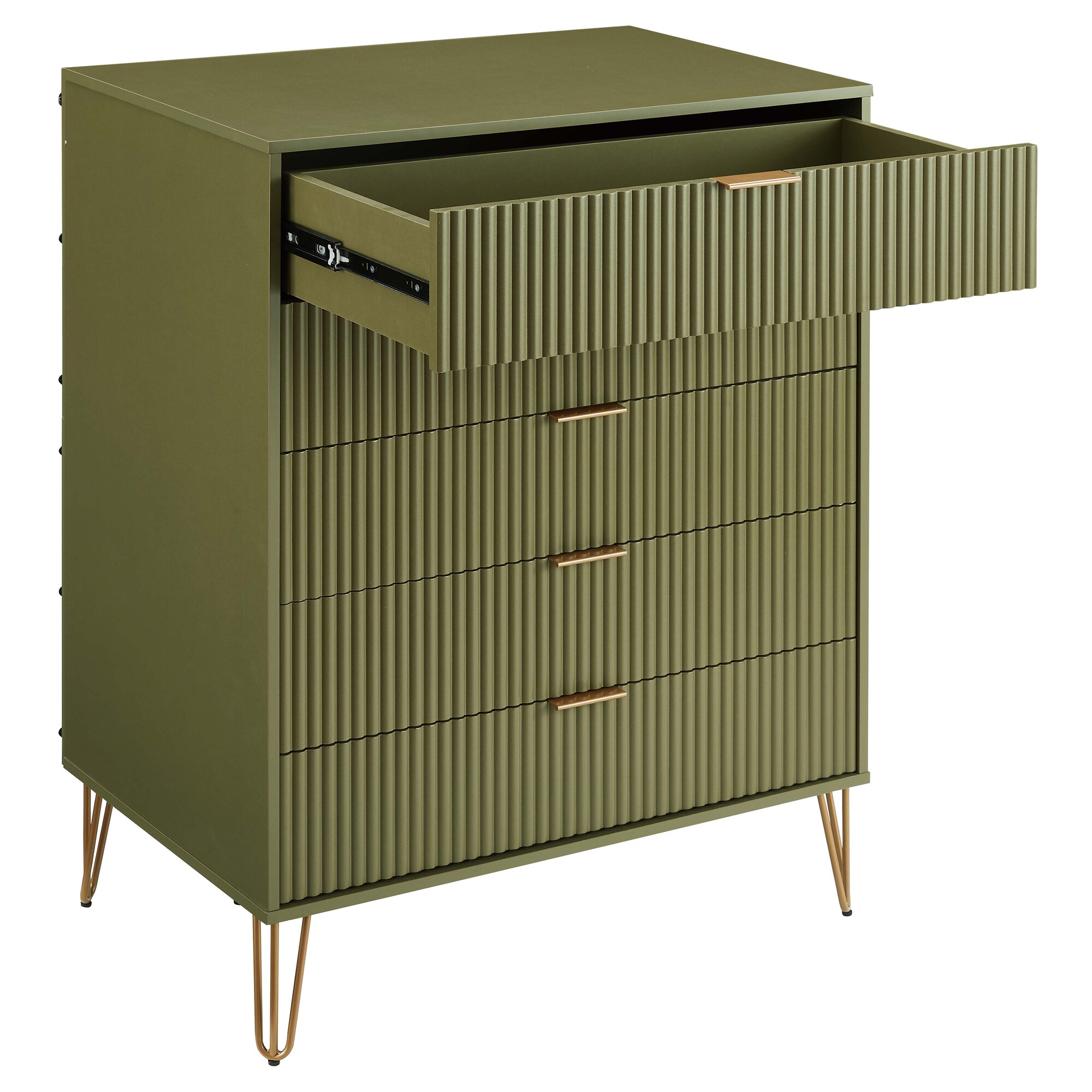 DUMBO 5-Drawer Tall MDF Dresser