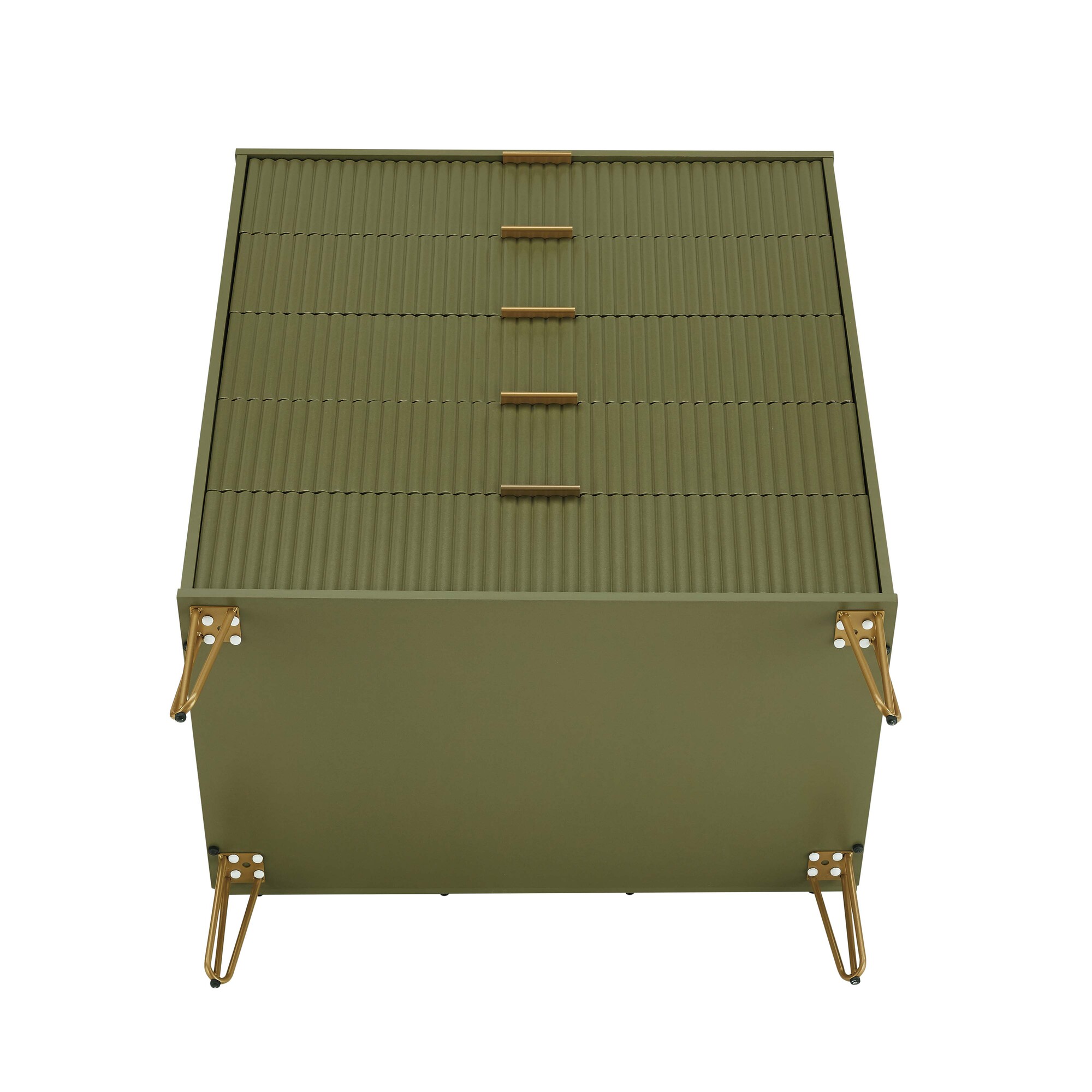 DUMBO 5-Drawer Tall MDF Dresser