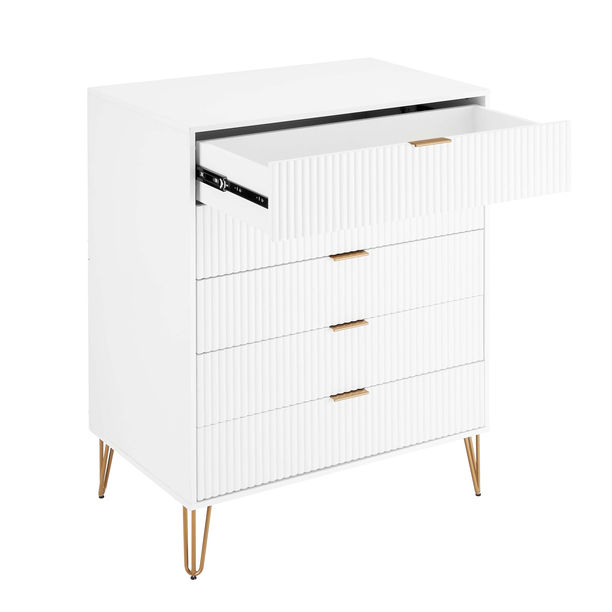 DUMBO 5-Drawer Tall MDF Dresser