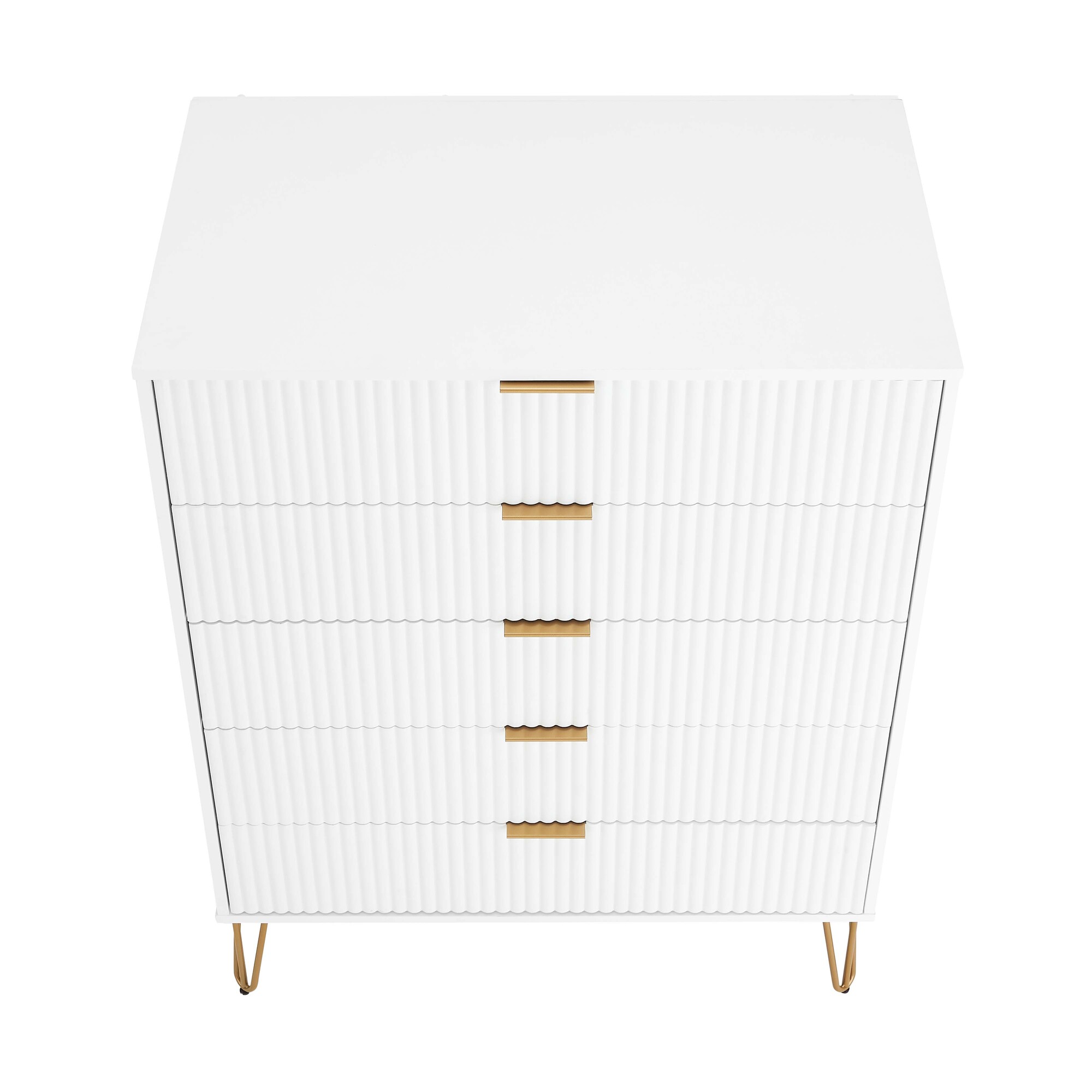 DUMBO 5-Drawer Tall MDF Dresser