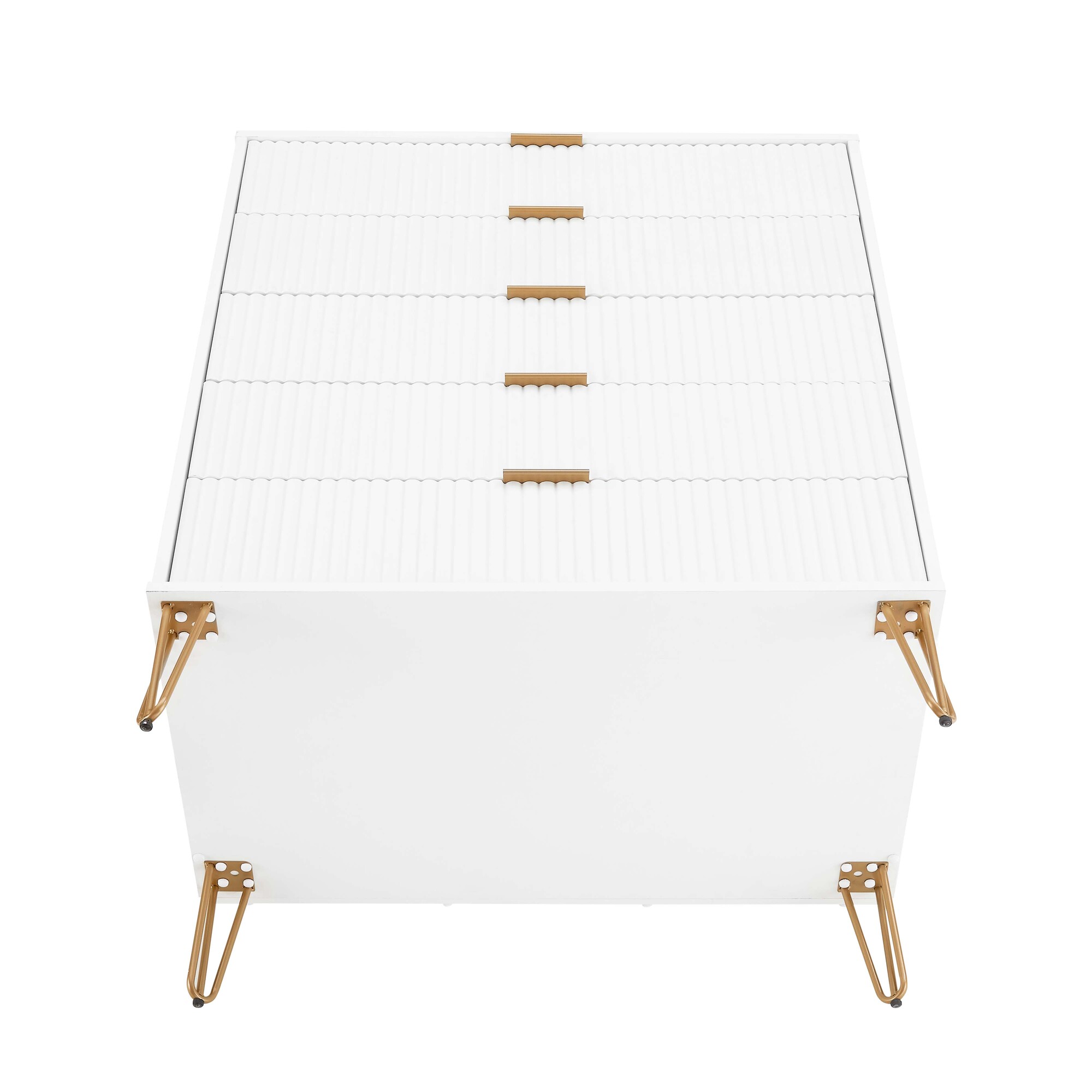 DUMBO 5-Drawer Tall MDF Dresser