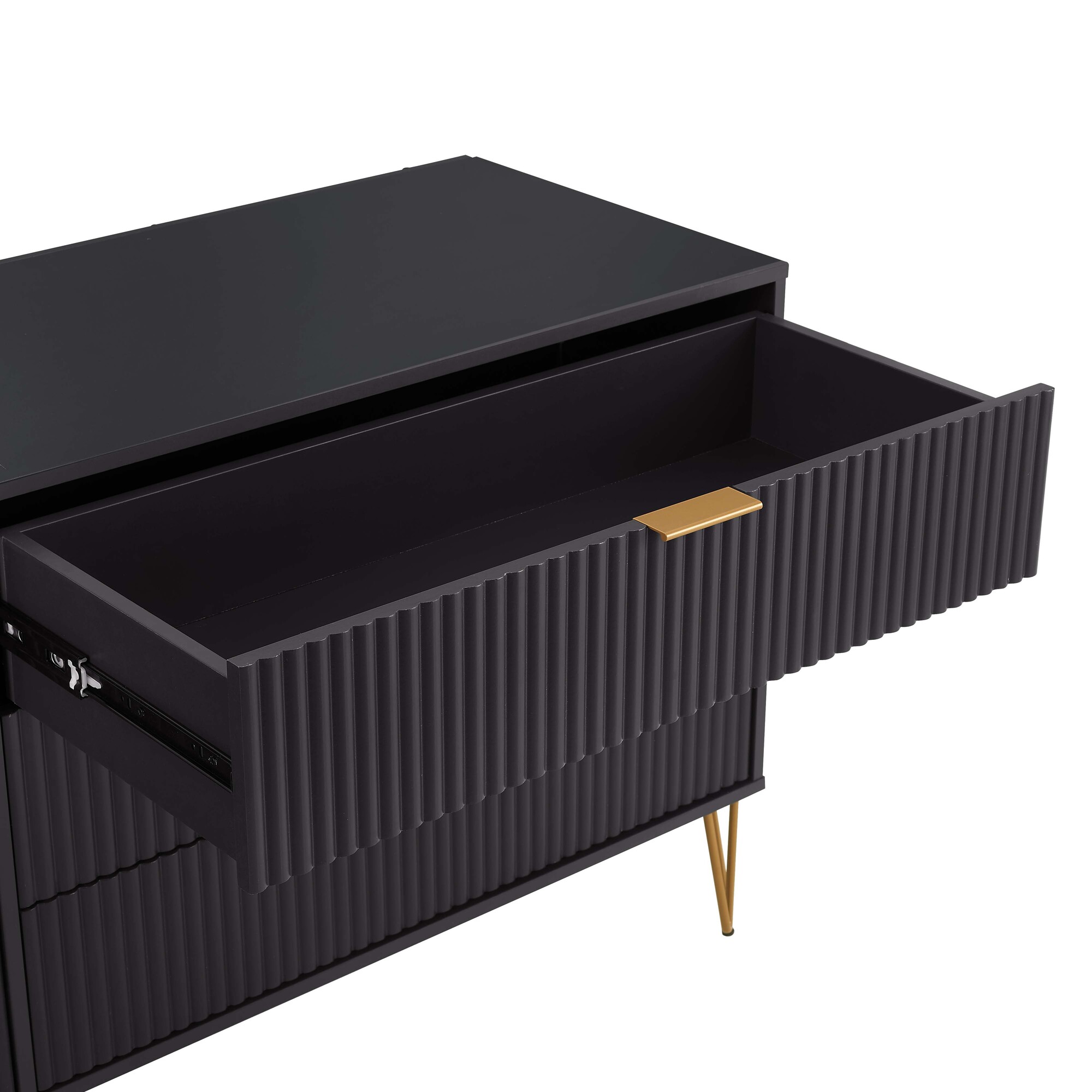 DUMBO 6-Drawer Low MDF Double Dresser