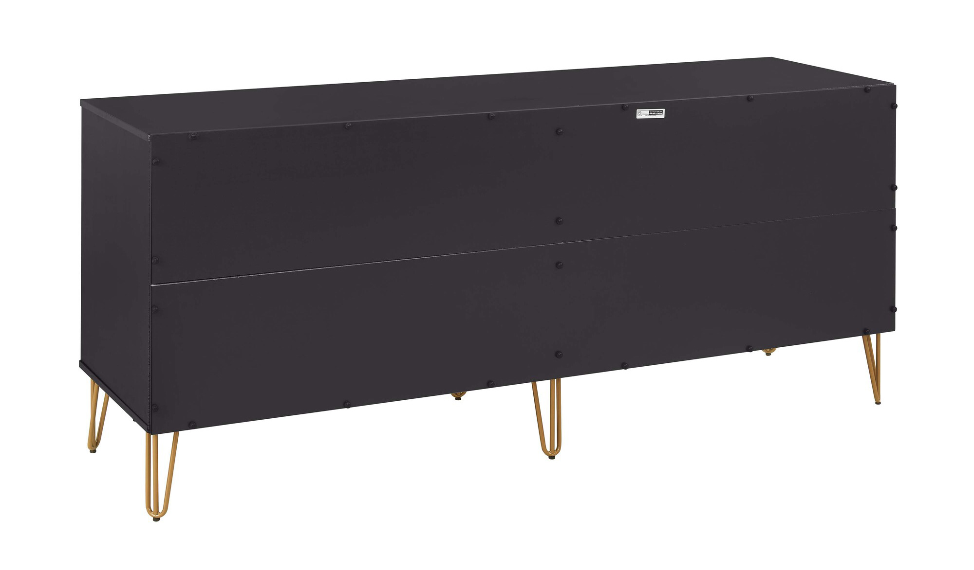 DUMBO 6-Drawer Low MDF Double Dresser