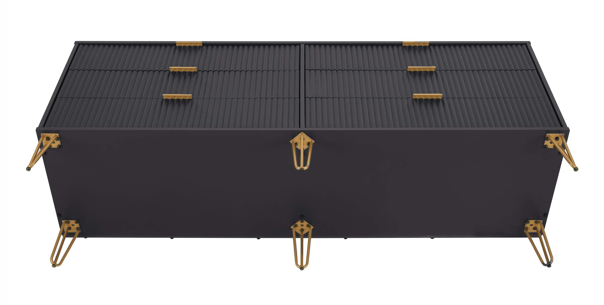 DUMBO 6-Drawer Low MDF Double Dresser
