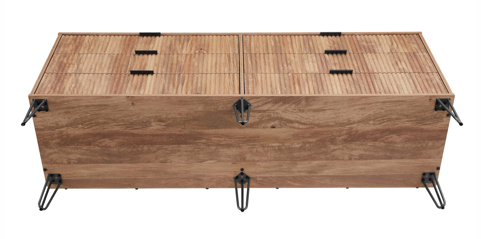 DUMBO 6-Drawer Low MDF Double Dresser