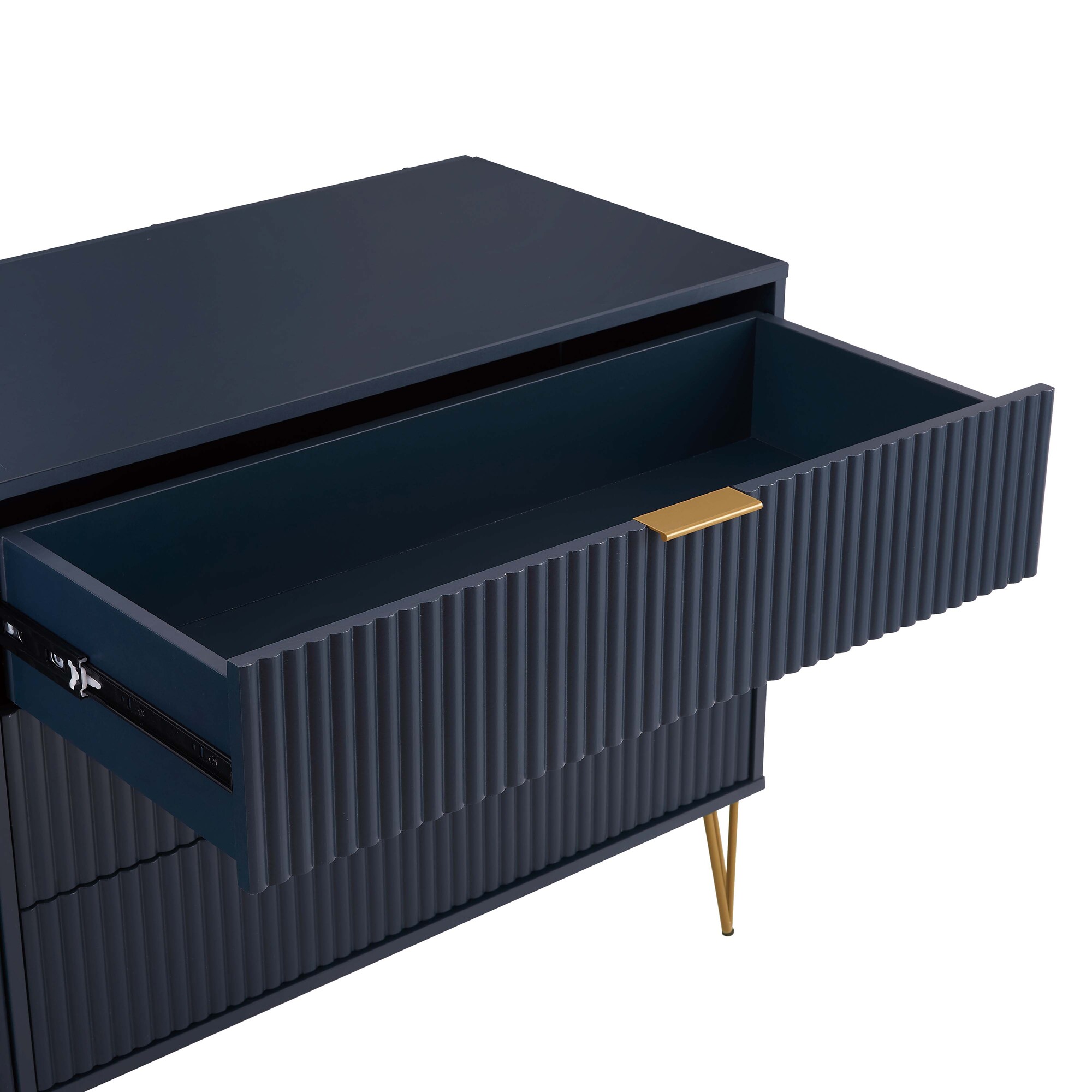 DUMBO 6-Drawer Low MDF Double Dresser