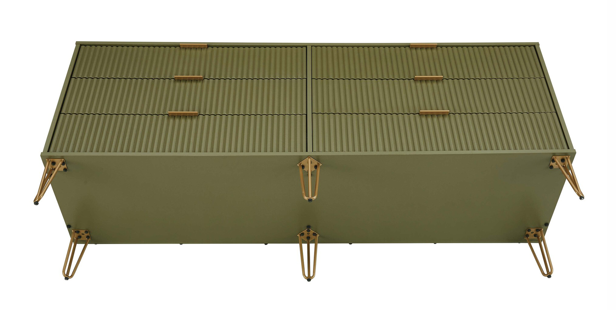 Manhattan Comfort DUMBO 6-Drawer Dresser legs