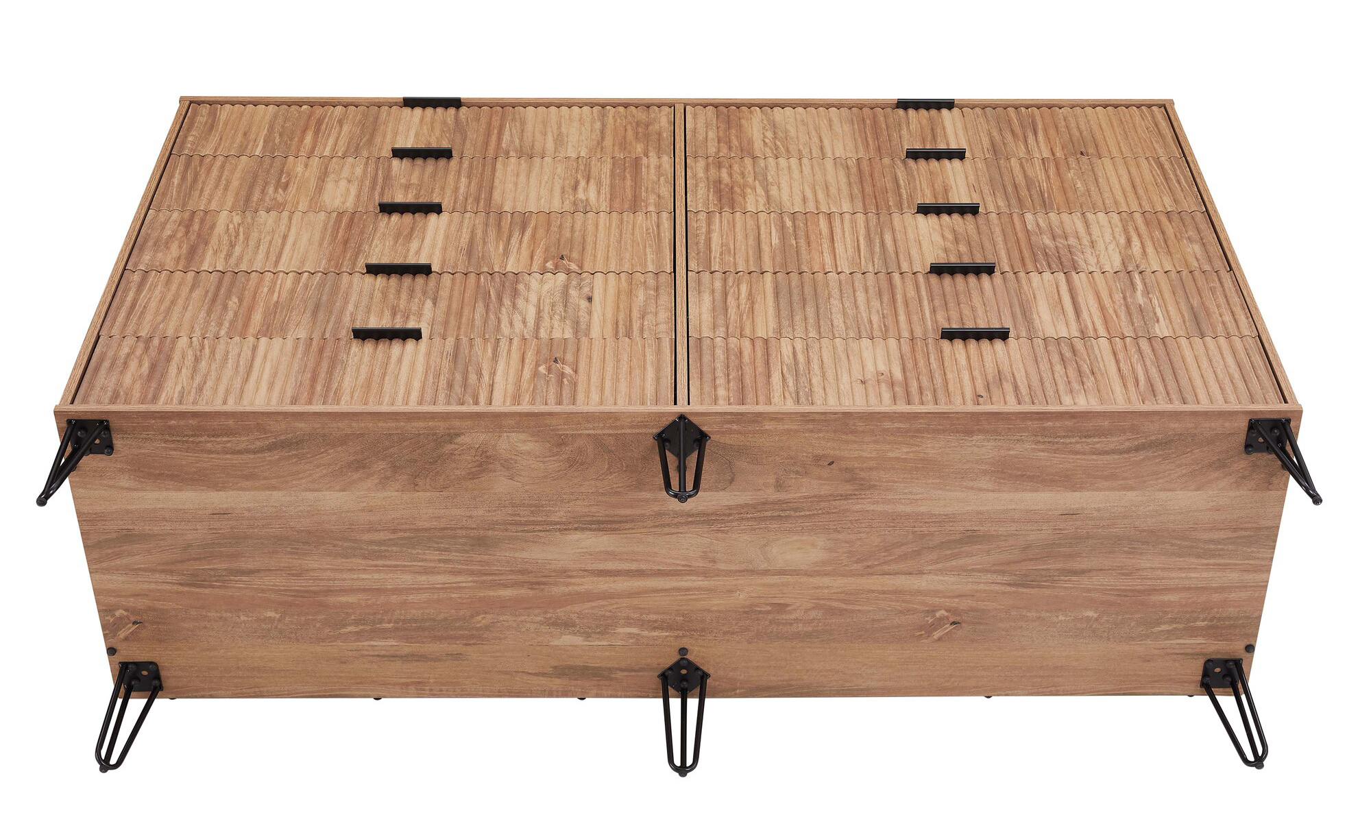 DUMBO 10-Drawer Tall MDF Double Dresser