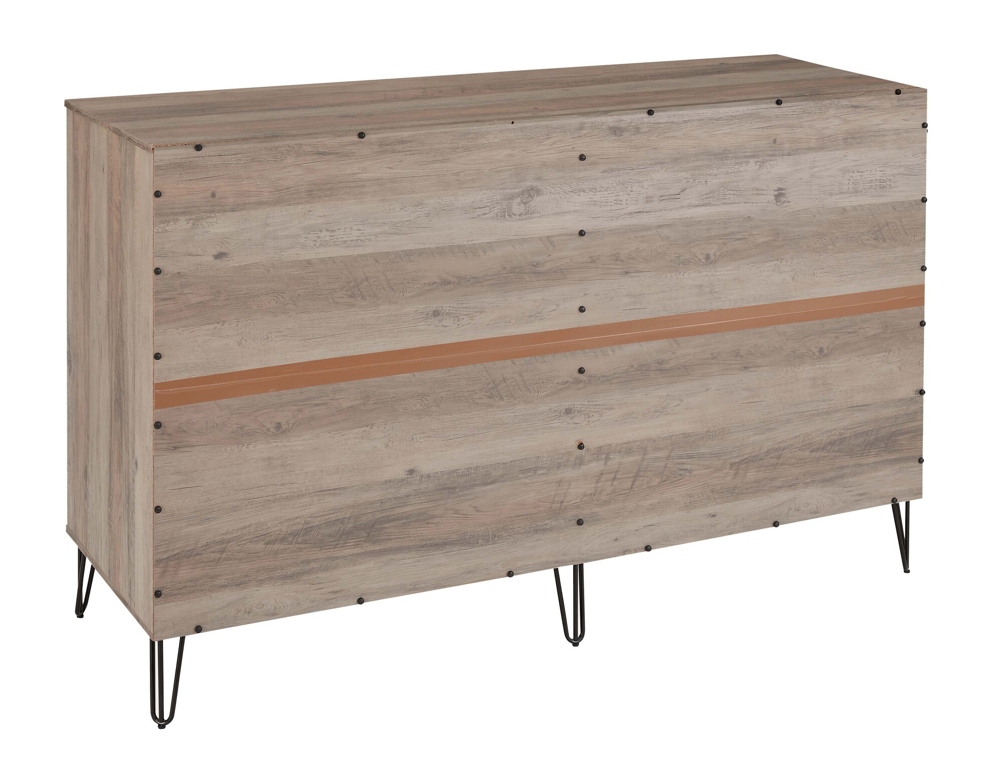 DUMBO 10-Drawer Tall MDF Double Dresser
