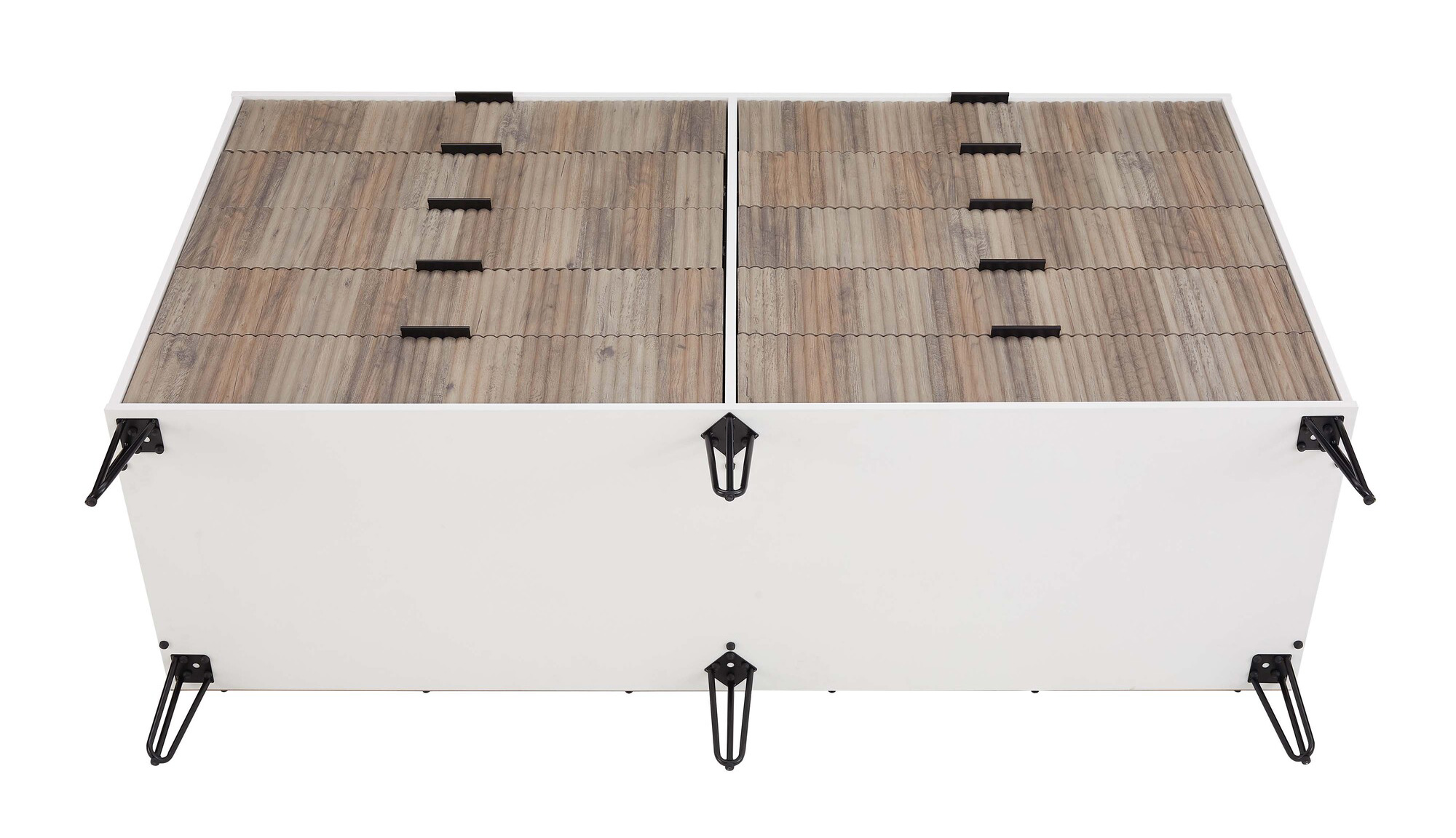 DUMBO 10-Drawer Tall MDF Double Dresser