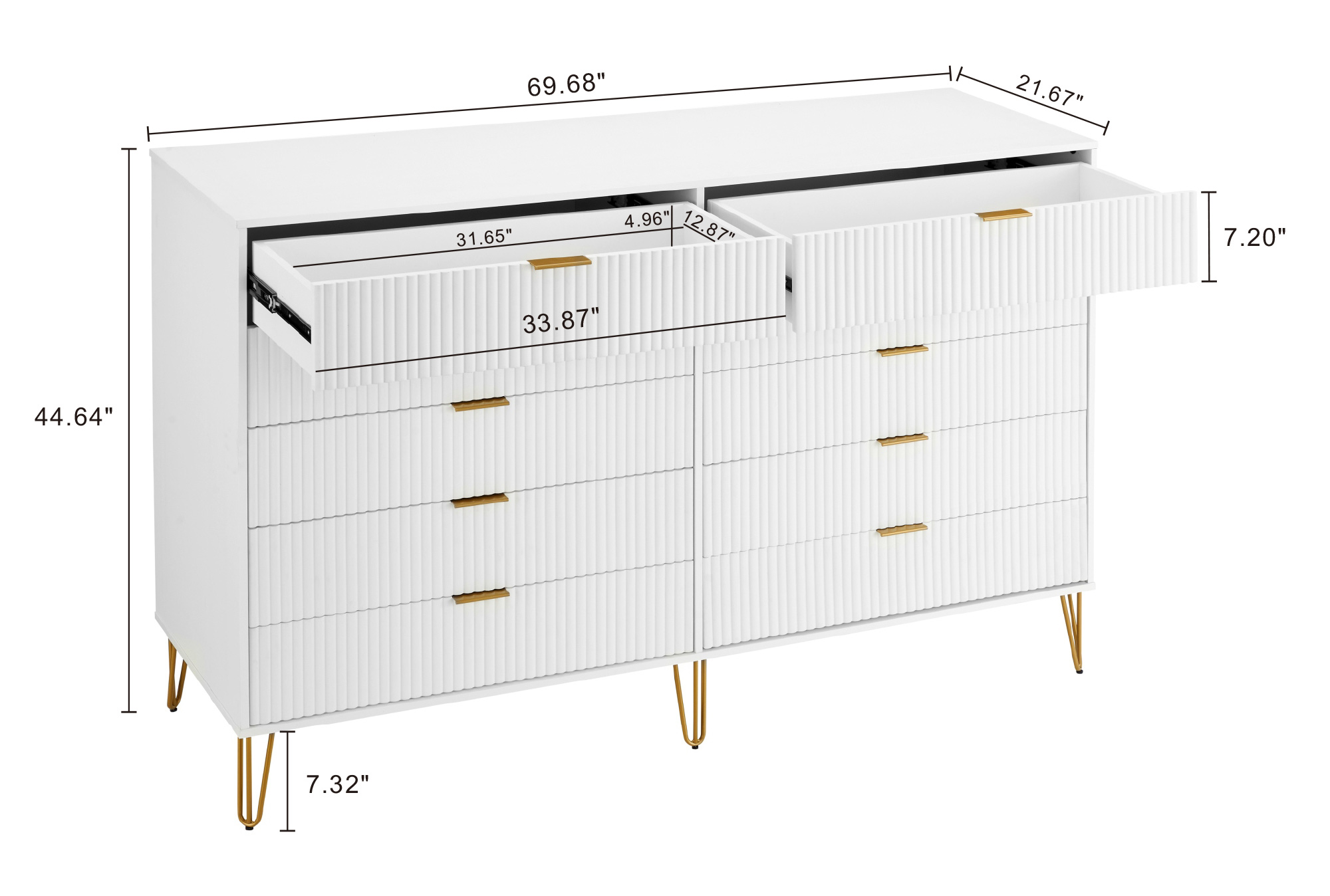 Modern Chests Of Drawers With Large Capacity Storage