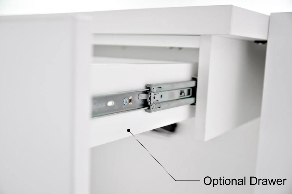 ZEN Reception Desk w/Drawer