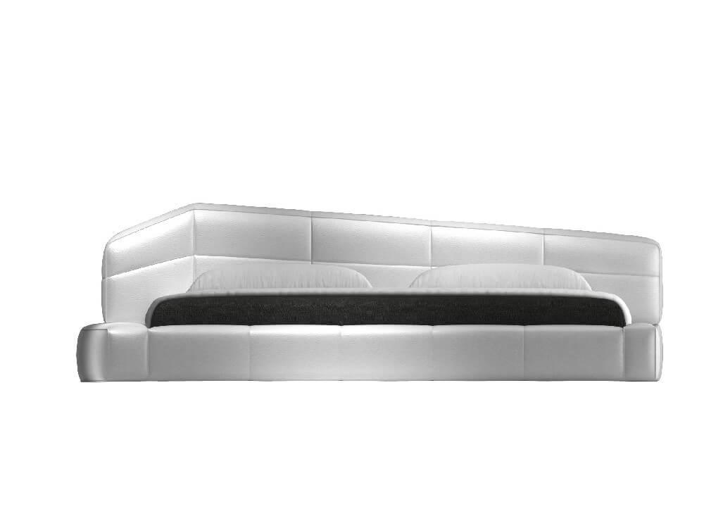 Dream Modern Leather Platform Bed