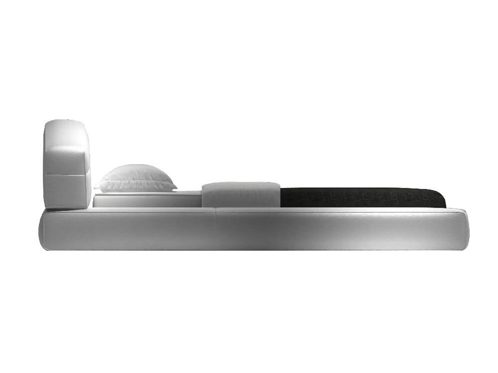 Dream Modern Leather Platform Bed