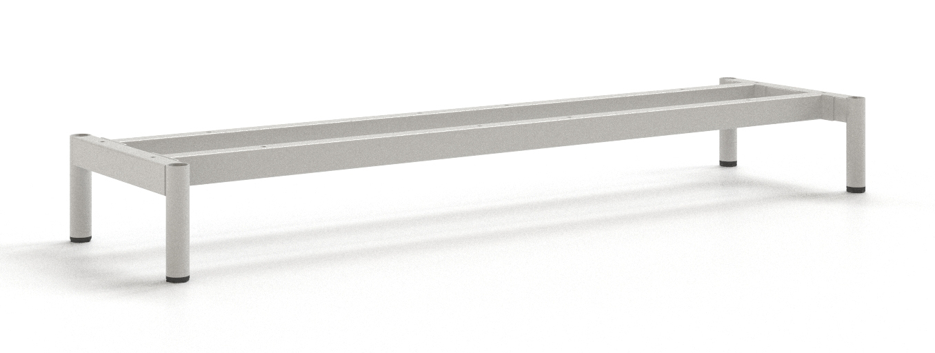 Round Melamine Workstation Single Des#ee6d32