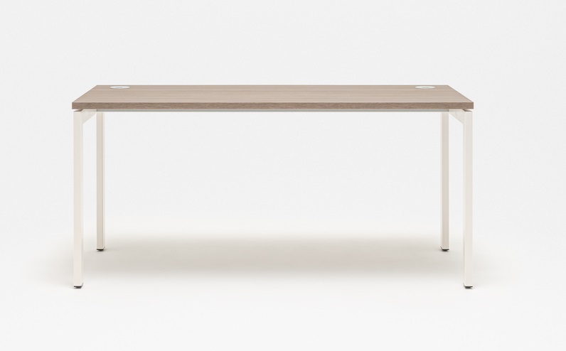 Ogi U Office Single Straight Desk, W70.8" x D31.4"