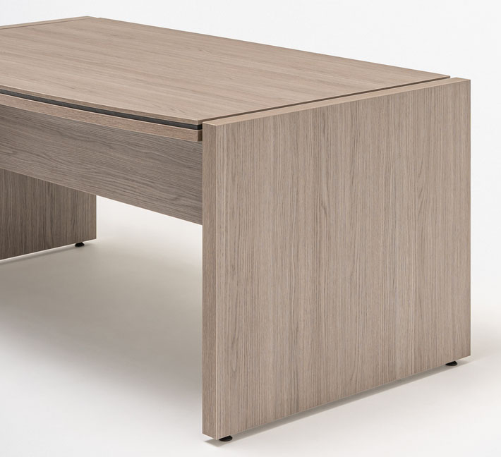 Status T-Shape Executive Desk w/Extension by MDD