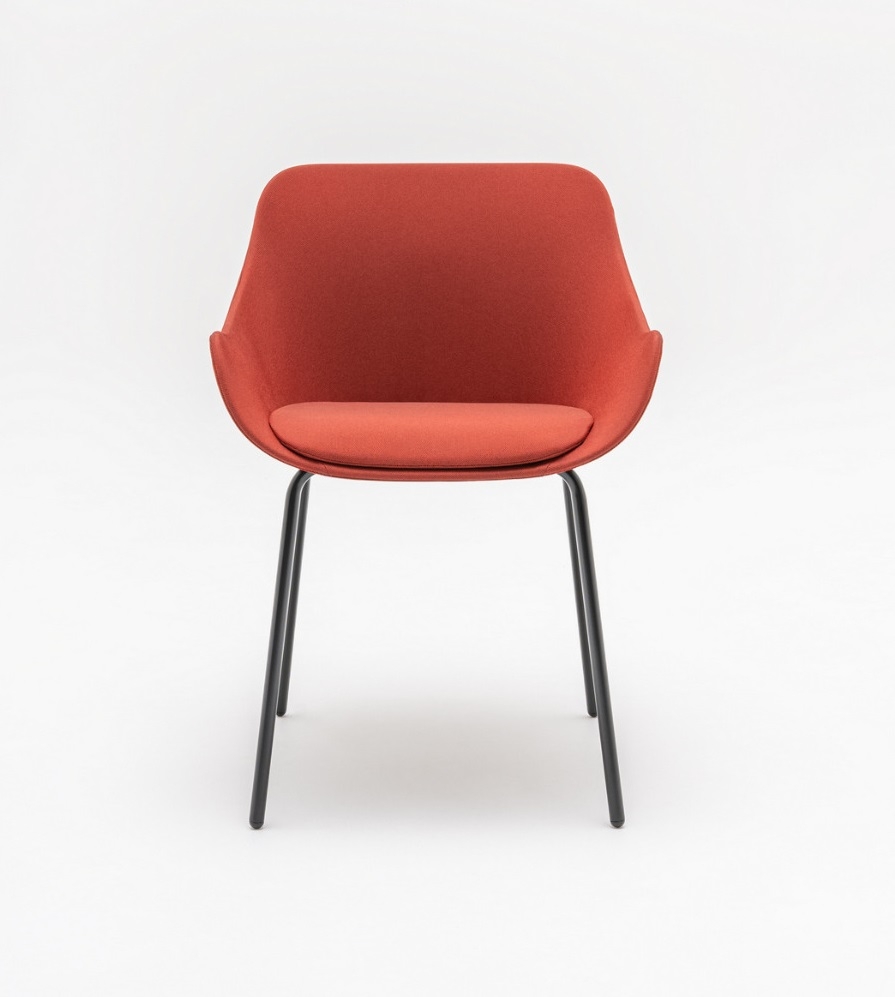 Baltic Classic Fabric Office Chair w/Metal Base