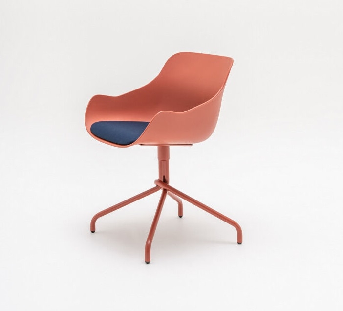Baltic Remix Polypropylene/Fabric Swivel Office Chair