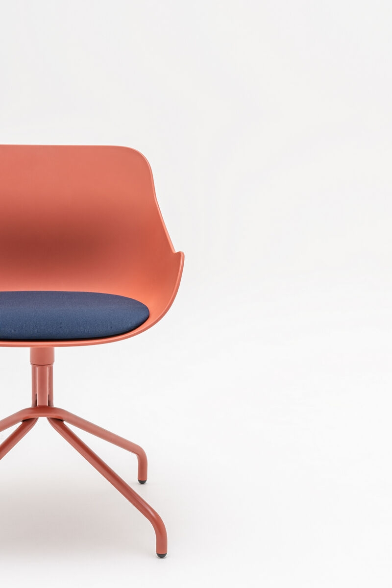 Baltic Remix Polypropylene/Fabric Swivel Office Chair