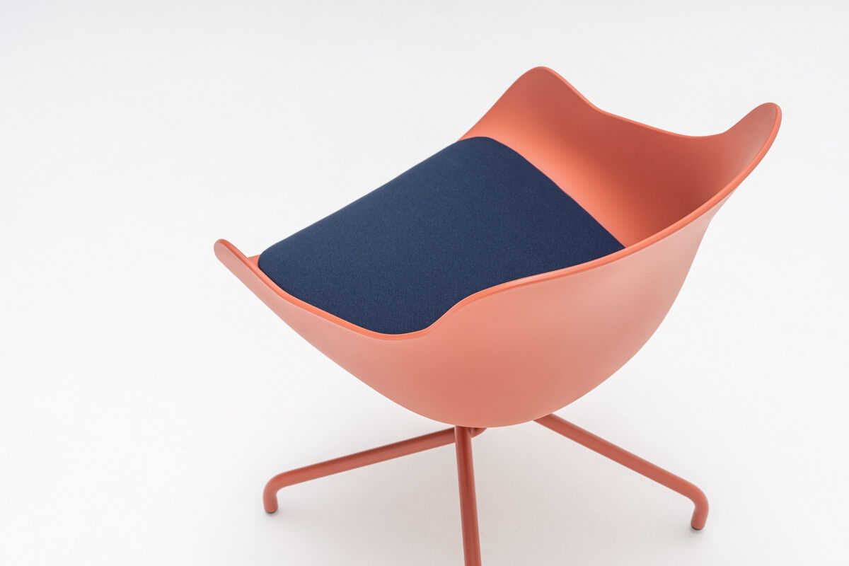 Baltic Remix Polypropylene/Fabric Swivel Office Chair