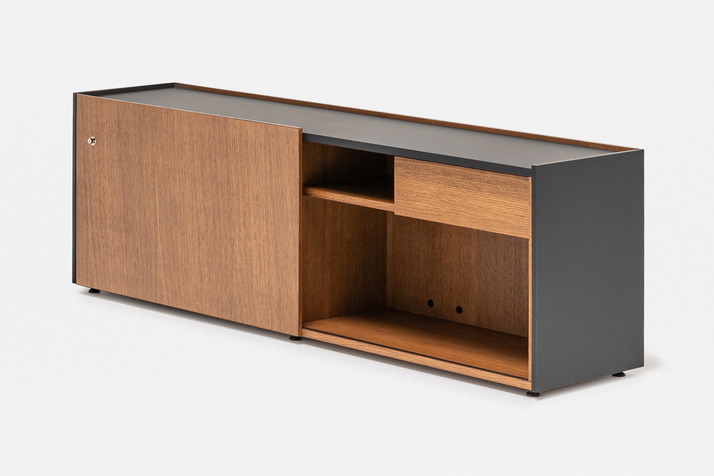 Viga Office Sideboard w/Sliding Door & Drawer
