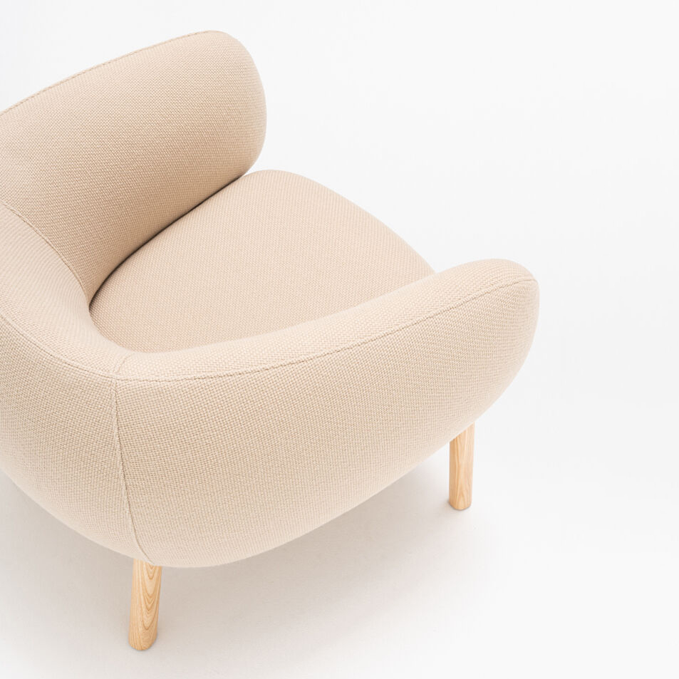 Grace 2 Wooden Base Armchair