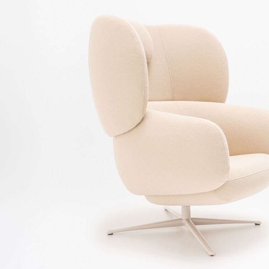Grace 2 Swivel Armchair w/Headrest