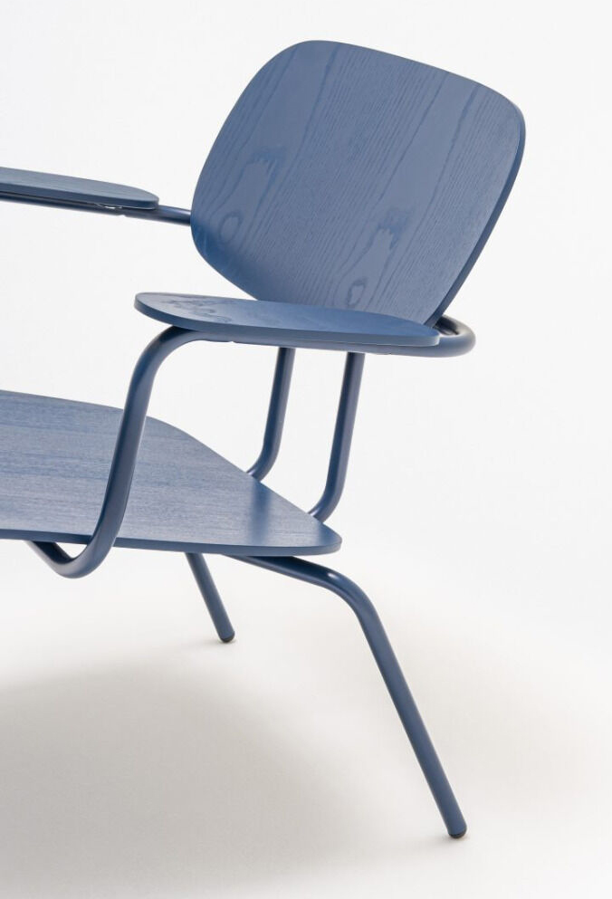 New School Lounge Plywood Armchair